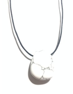 Pendentif percé XL en Howlite - Minéraux | Encens.fr
