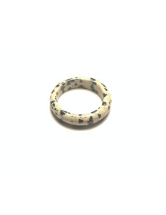 Bague en Jaspe Dalmatien - Encens.fr