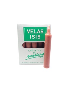 Boîte de bougies Velas Isis III Miel - Encens.fr | Bougies